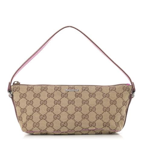 gucci boat pochette pink